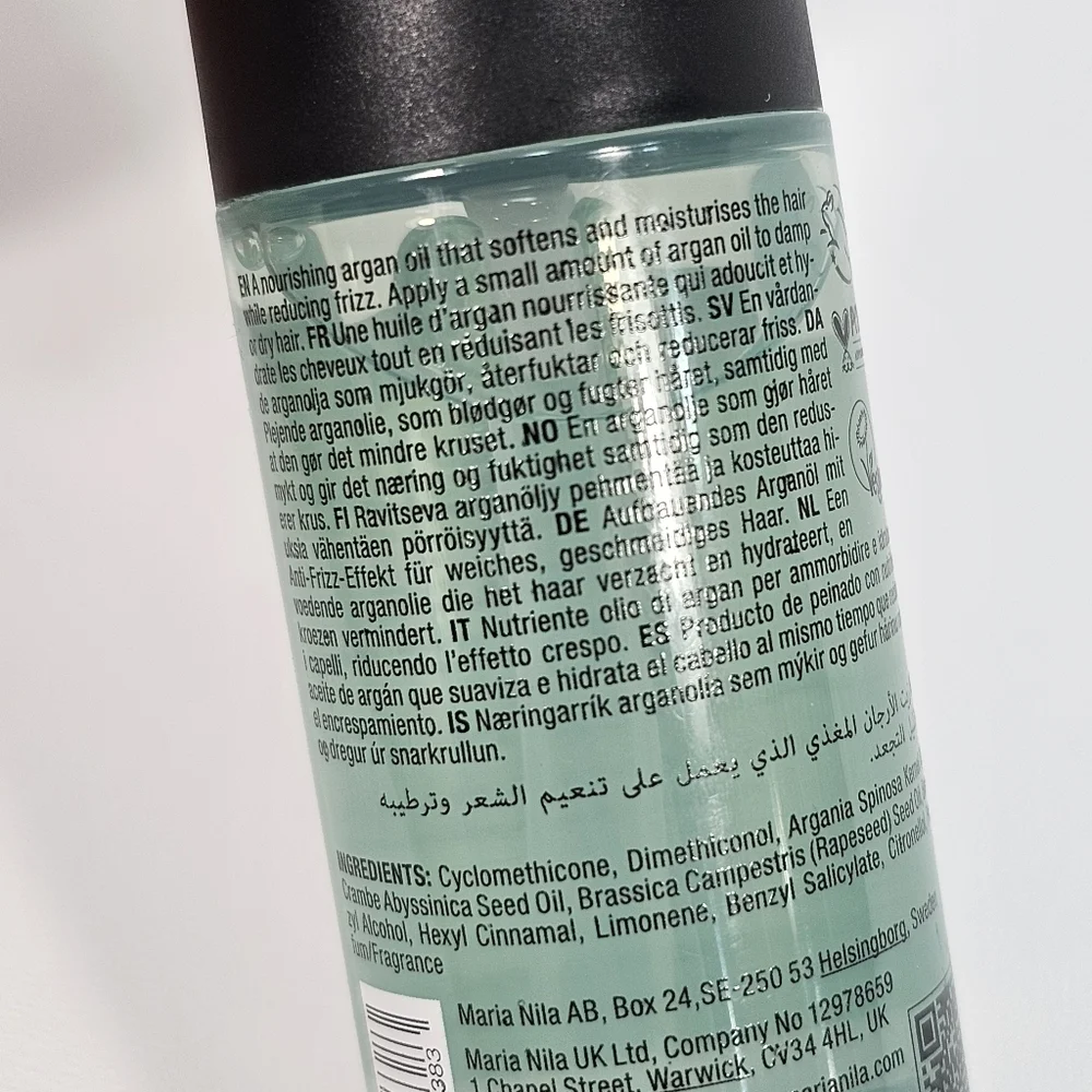 Maria Nila True Soft, For Dry Hair, Argan Oil Remoisturises & Reduces Frizz